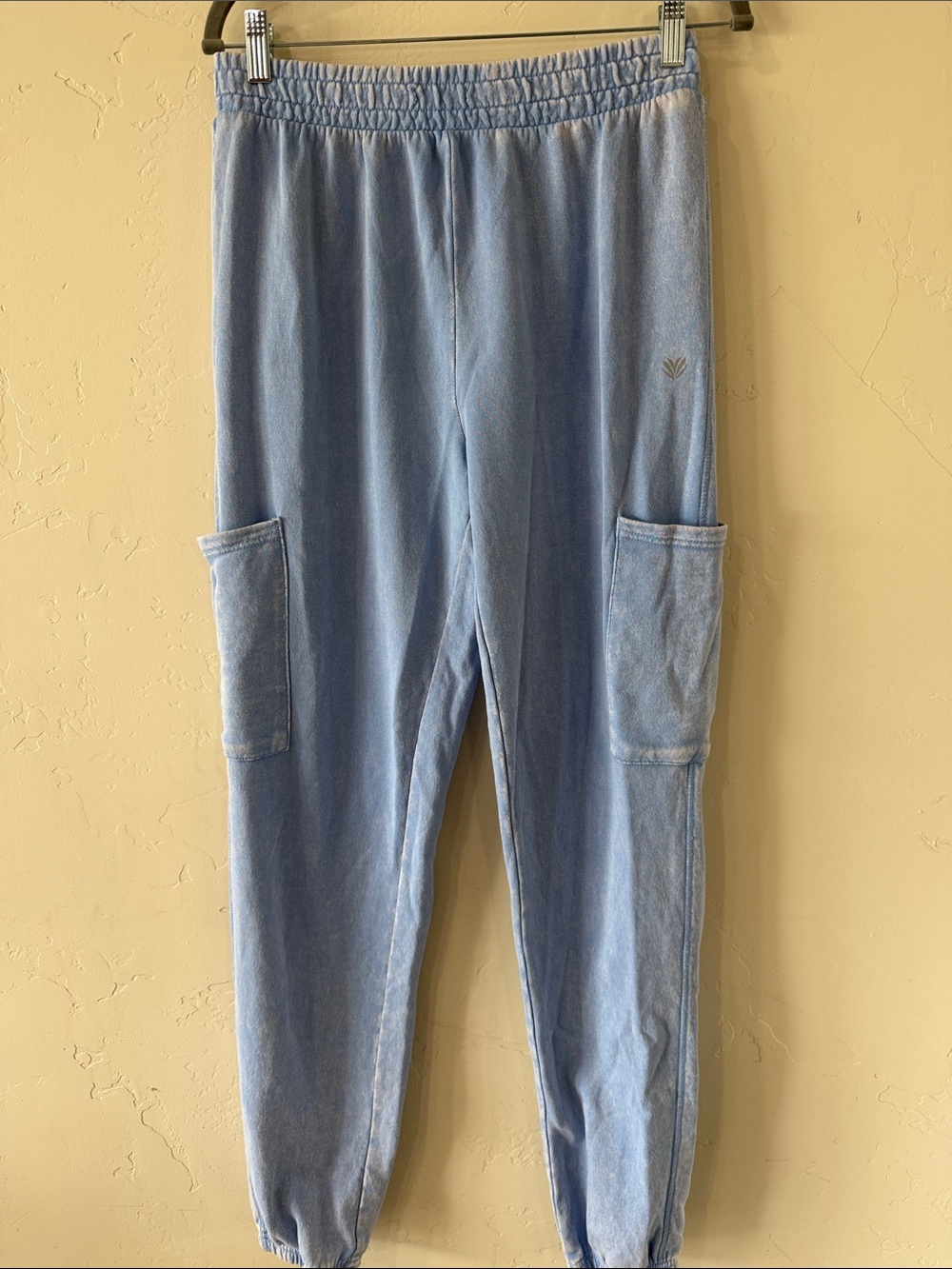 Forever 21 Light Blue Velour Jogger Pants